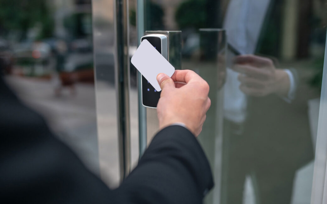 Secure entry card
