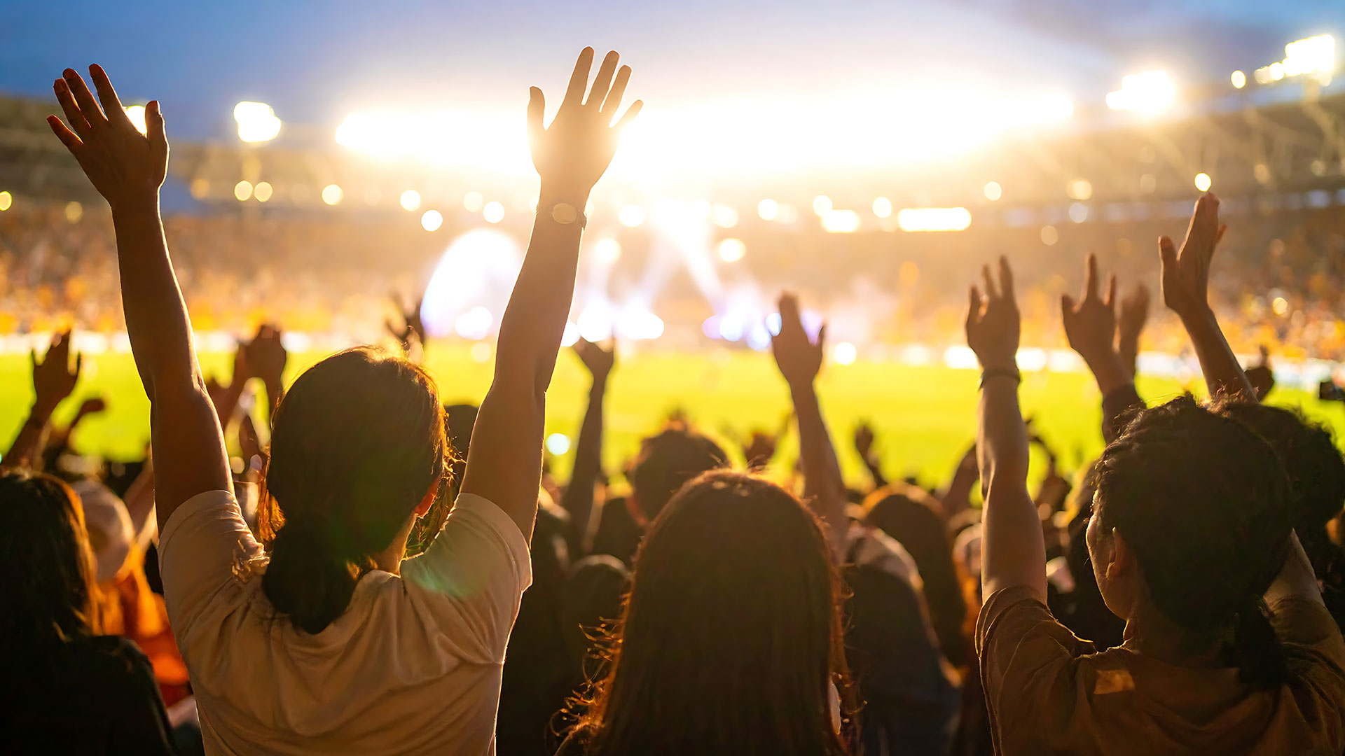 Students at sporting event