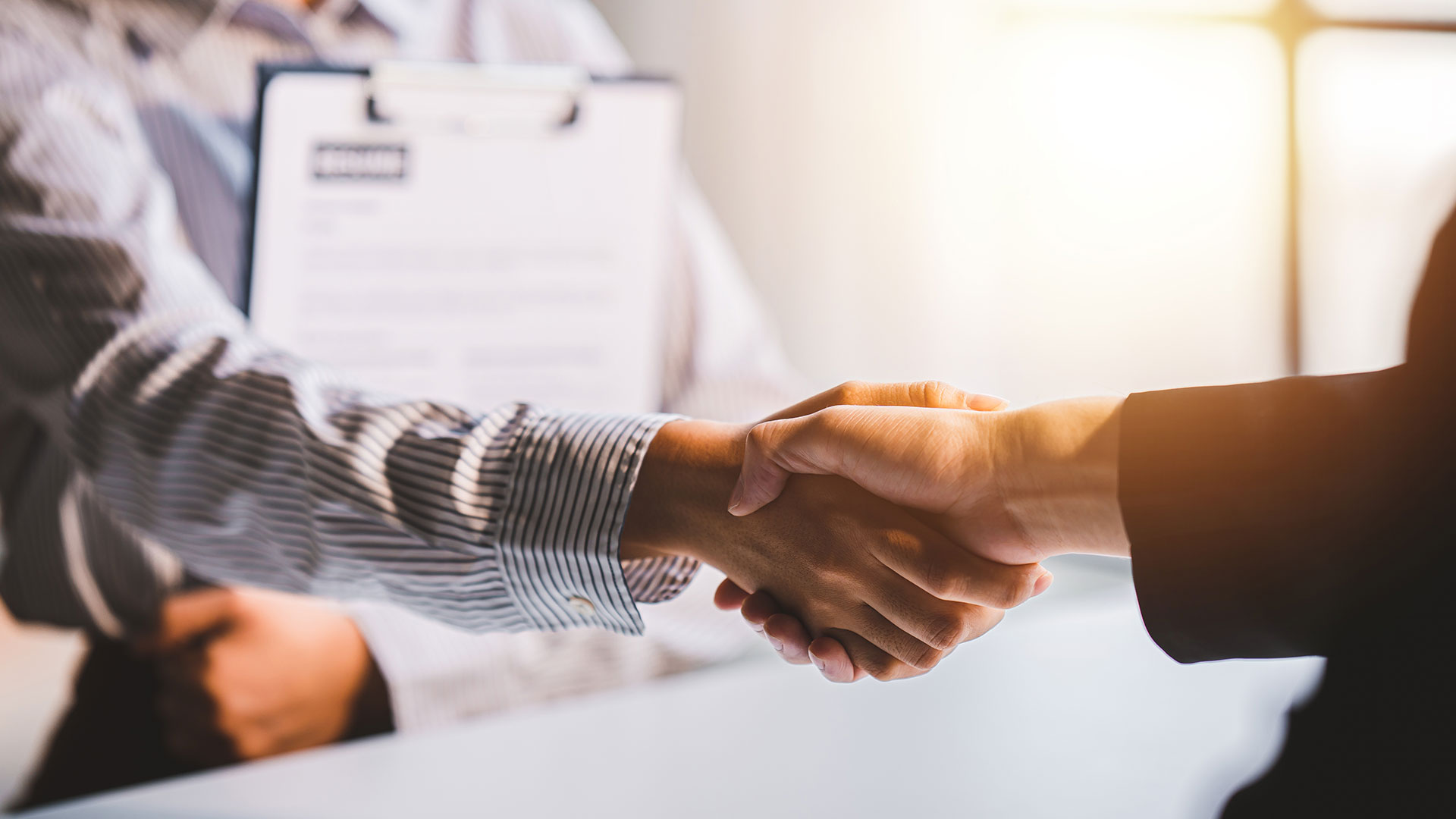 shaking hands