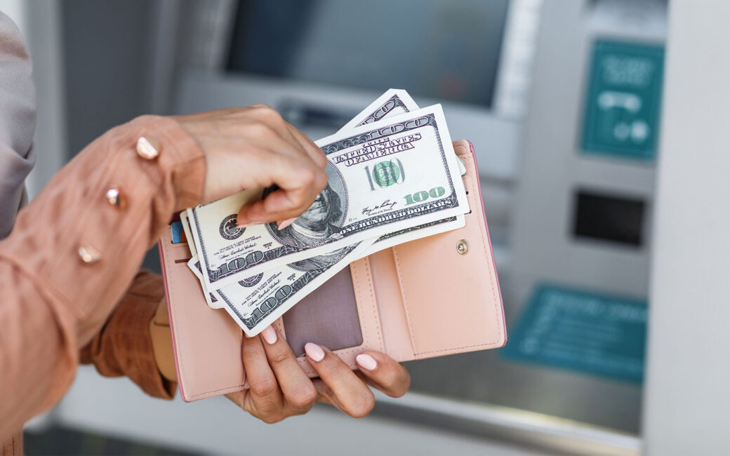 ATM cash withdraw