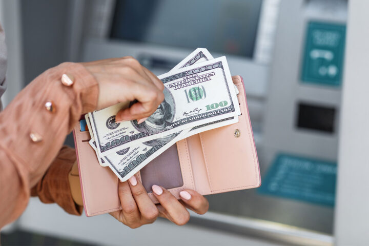 ATM cash withdraw
